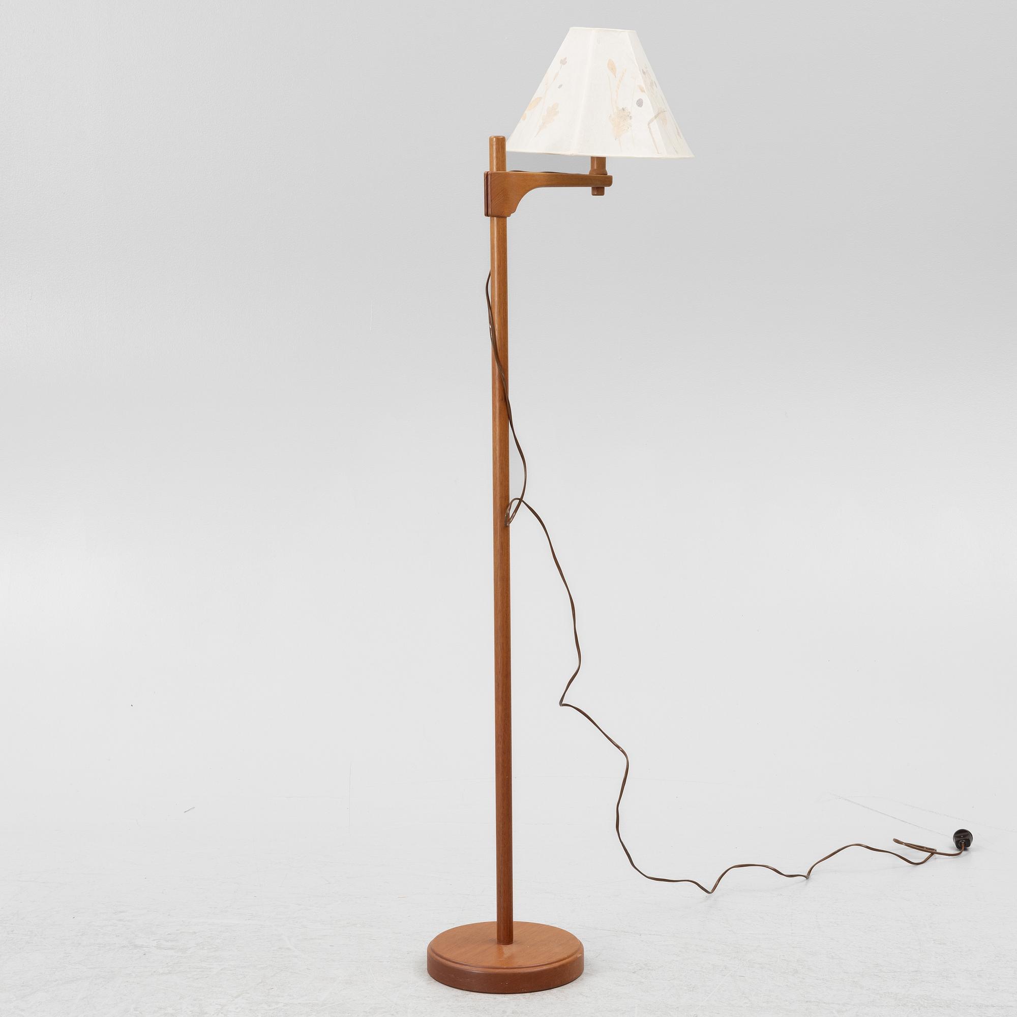 Carl Malmsten, a 'Staken' floor lamp.