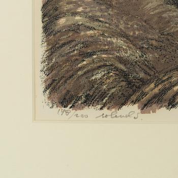 Roland Svensson, 3 färglitografier, signerade och 2 numrerade.