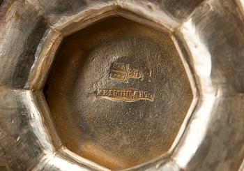 RUSSIAN TEA SERVICE 6 PARTS IN OAK CHEST.