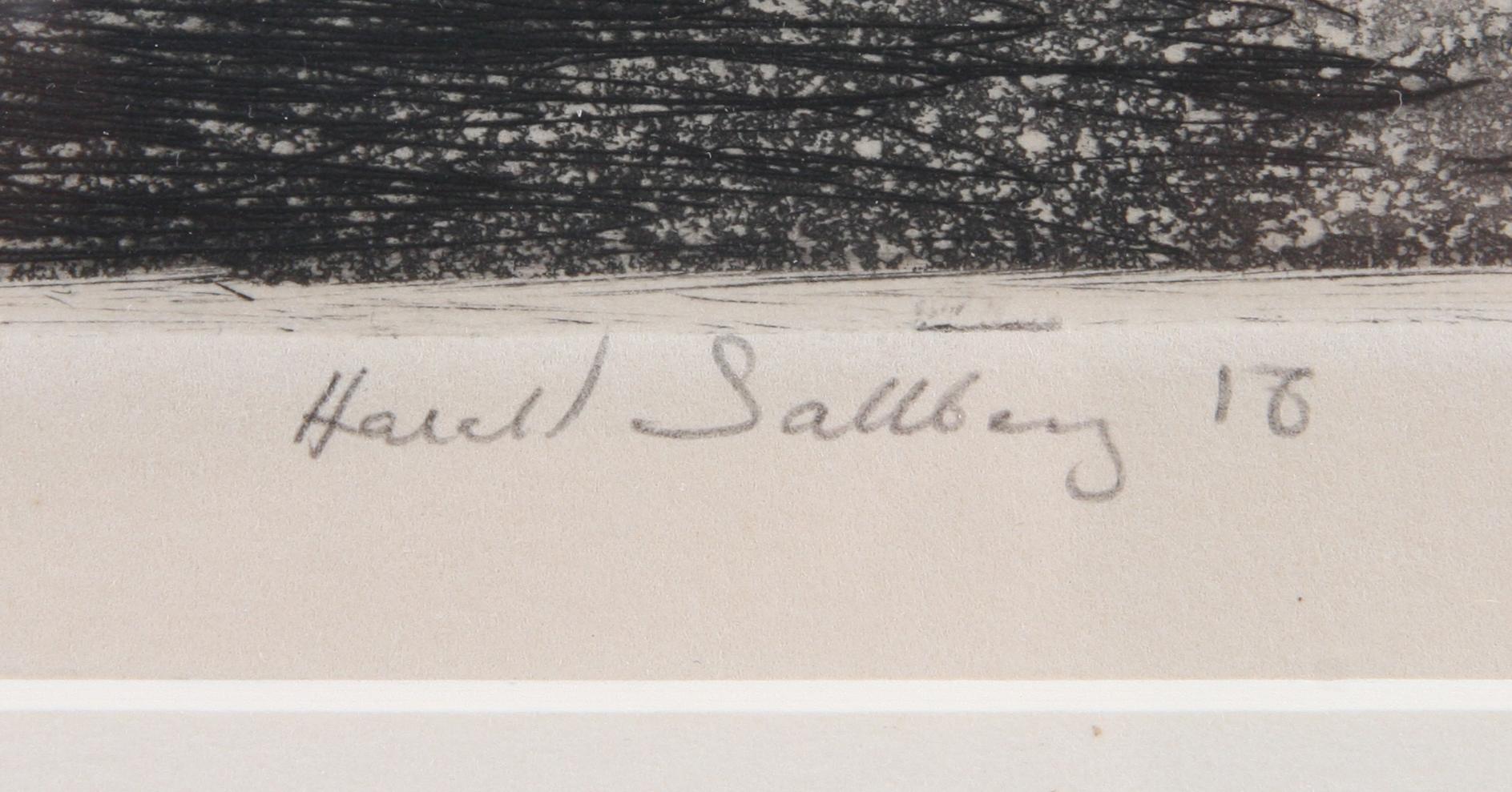 HARALD SALLBERG, etsning, sign o numr 33/110.