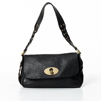 Mulberry, a leather bag.
