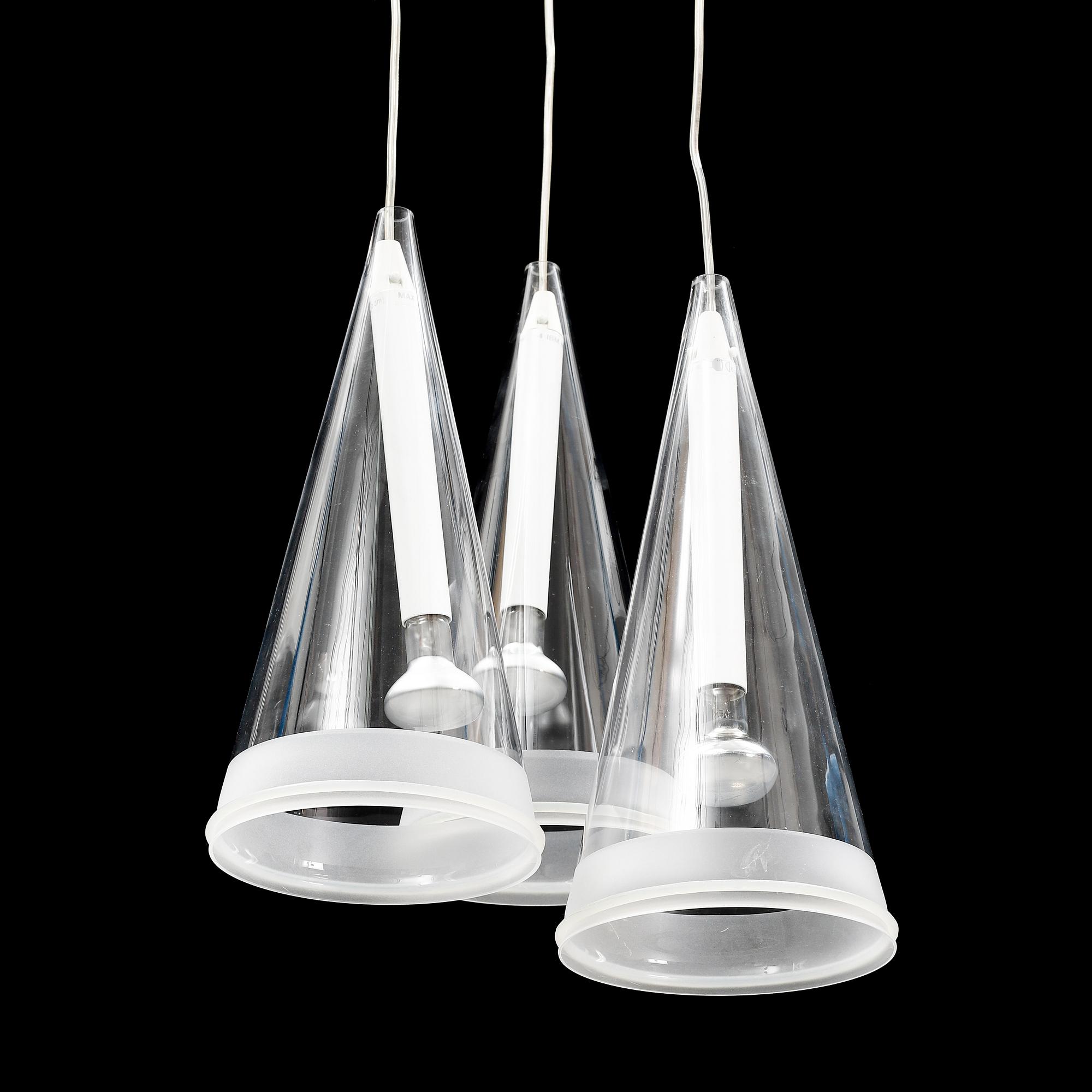 Achille Castiglioni, a 'Fucsia 1' ceiling lamp, for Flos.