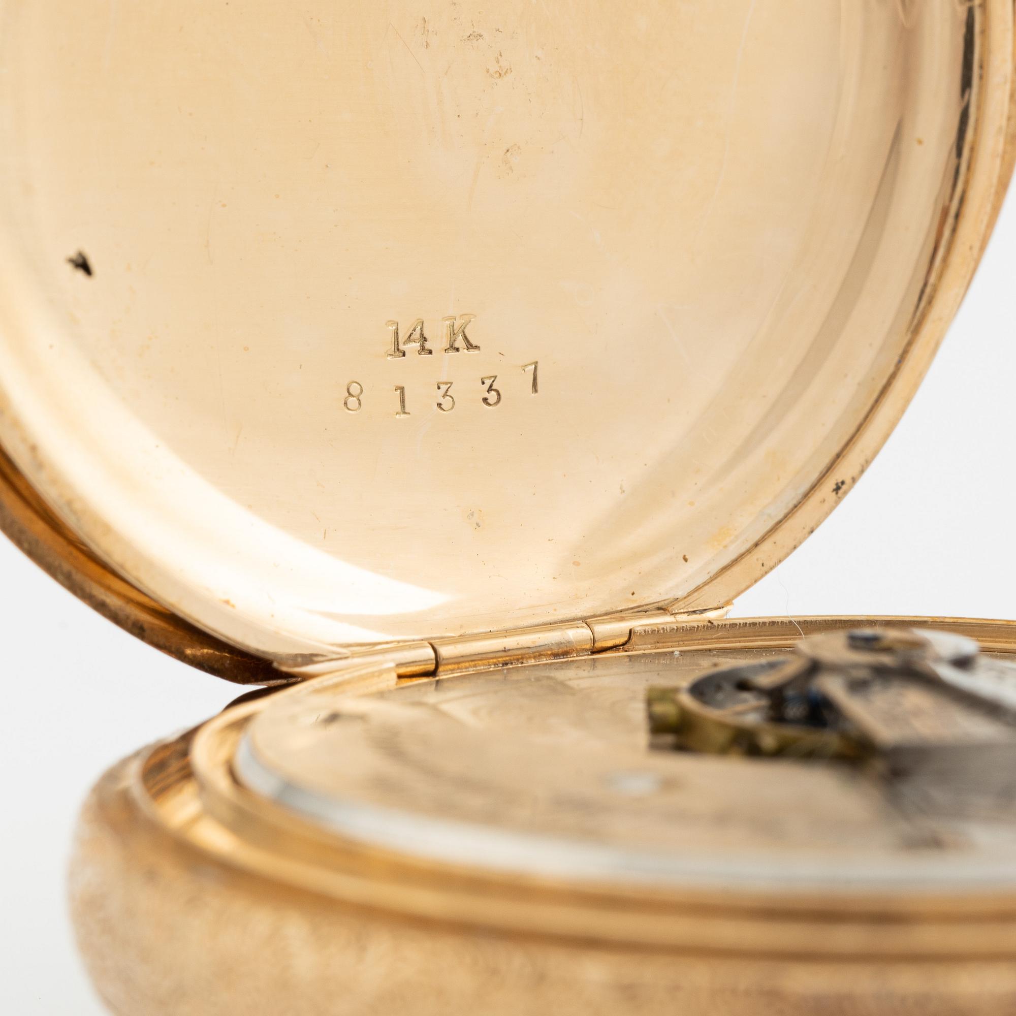 American Waltham Watch Co, pocket watch, 54 mm.