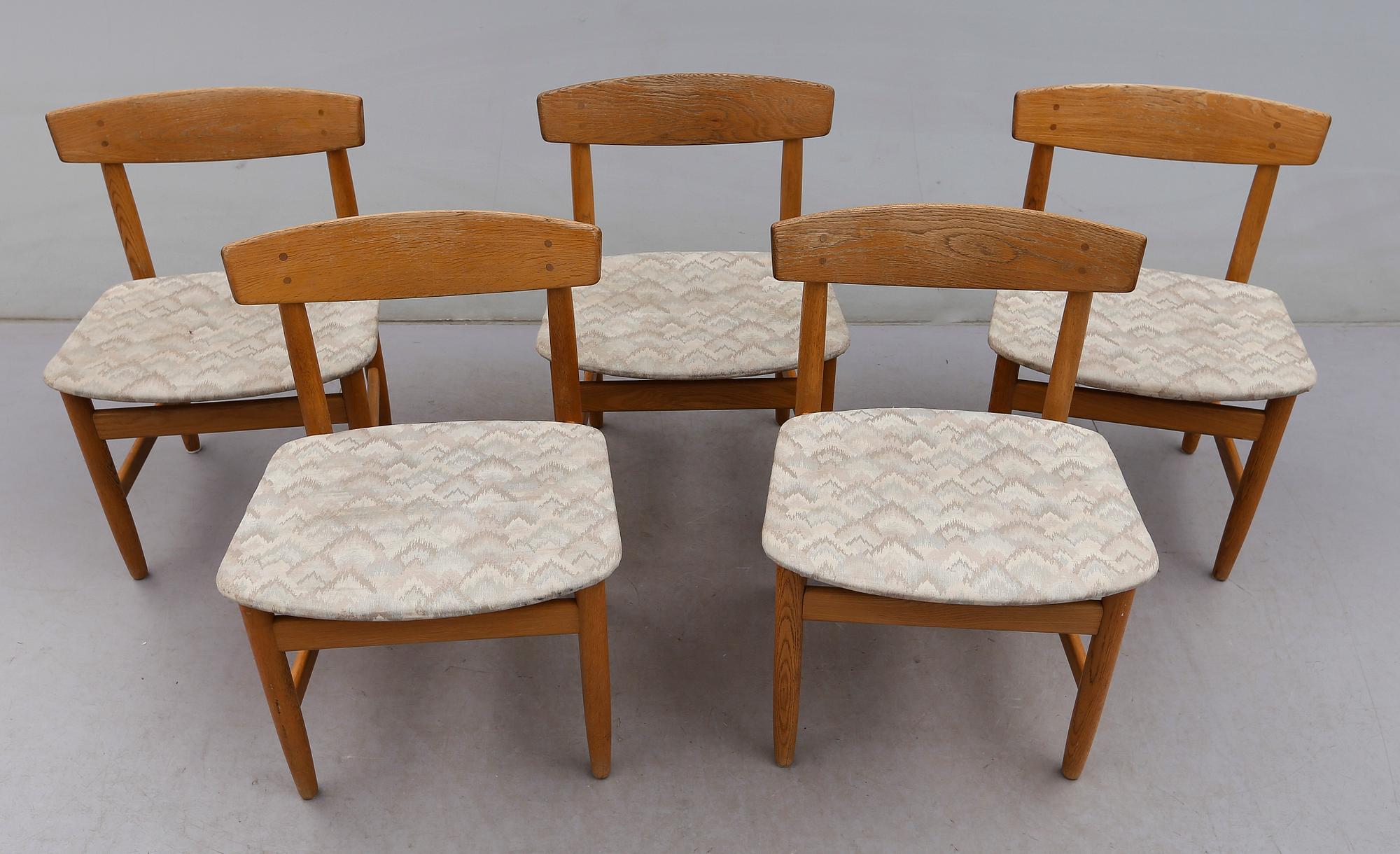 STOLAR, 5 st, "Öresund", Børge Mogensen, Karl Andersson & Söner, 1900-talets andra hälft.