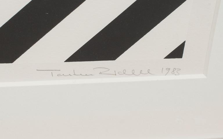 TORSTEN RIDELL, serigrafier, 2 st, signerade, daterade 1983 samt numrerade 28/33 och 24/33..
