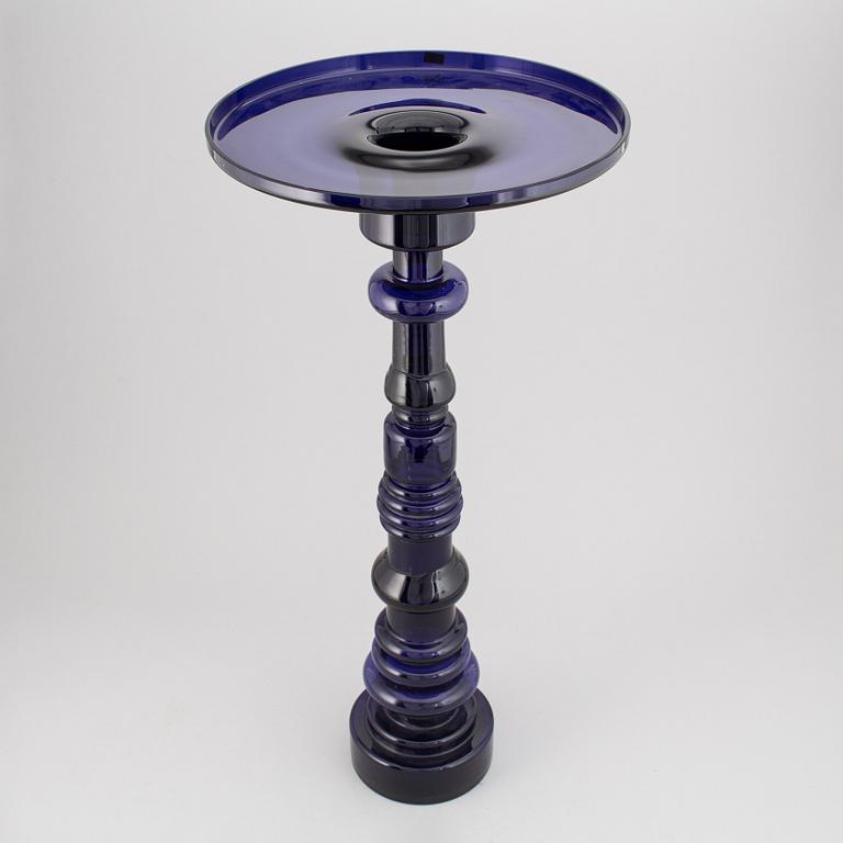 Oiva Toikka, a glass candlestick, Nuutajärvi, Notsjö, Finland 1973.