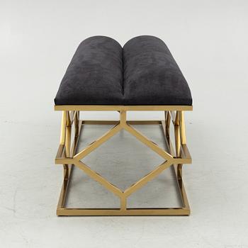 An 'Argyle' bench, Eichholtz, contemporary.