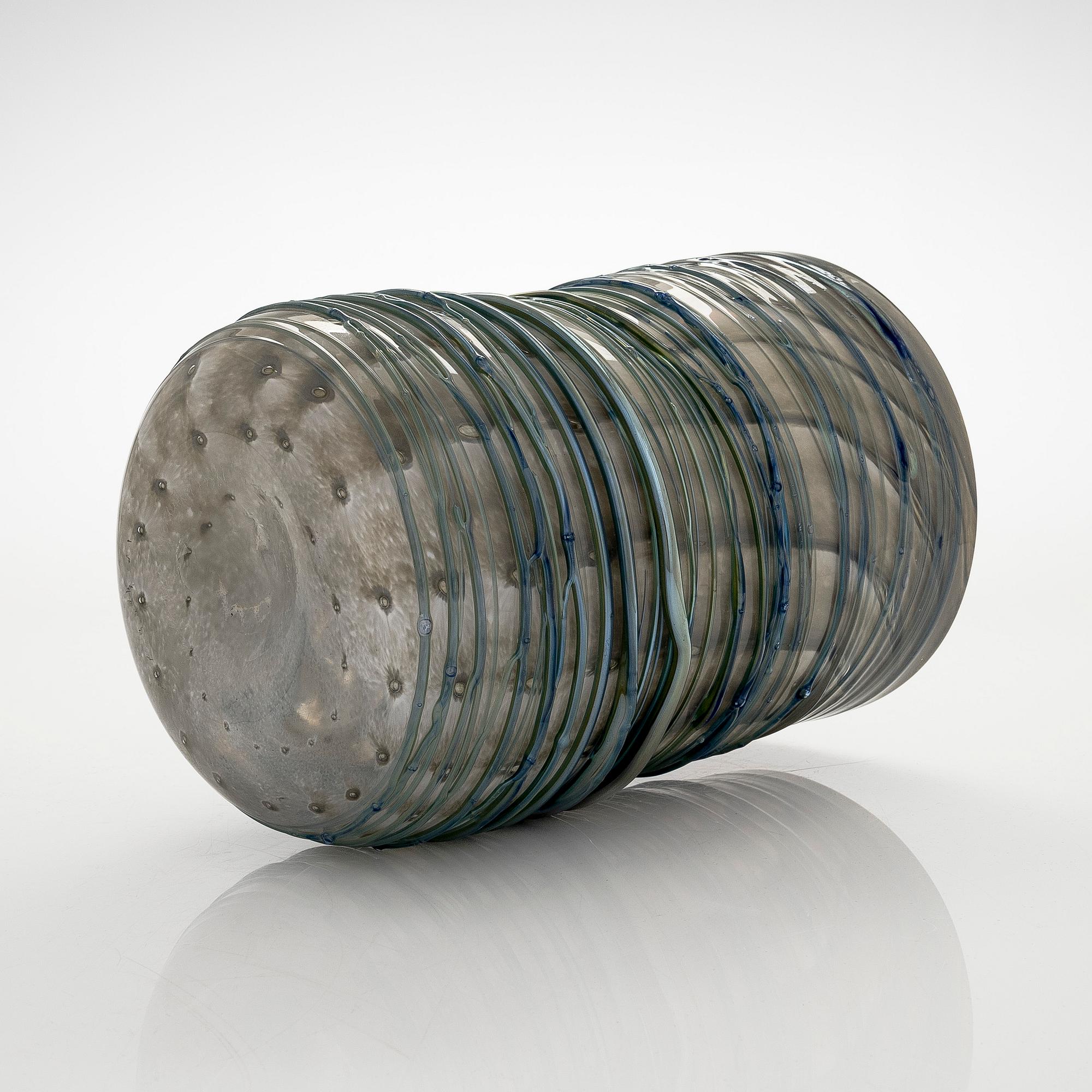 Tiina Nordström, an art glass signed Tiina Nordström, Nuutajärvi 1994.