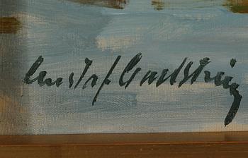 GUSTAF CARLSTRÖM, olja på duk, signerad.