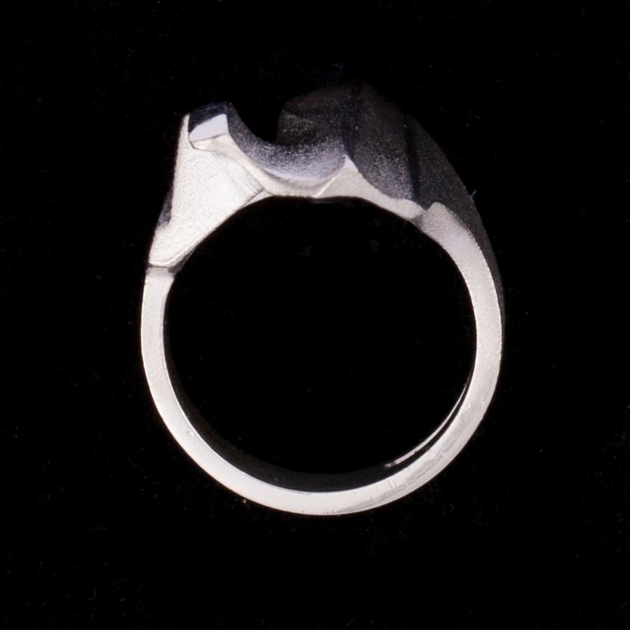 BJÖRN WECKSTRÖM, RING, "Shuttle", sterling silver Lapponia.