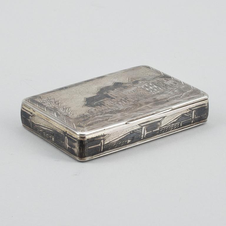 DOSA, silver, sannolikt Moskva, Ryssland, 1835. Vikt 103 g.