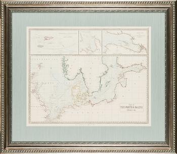 Map, 'Chart of The North & Baltic Seas'.