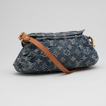 LOUIS VUITTON, a Monogram Denim "Mini Pleaty" handbag.