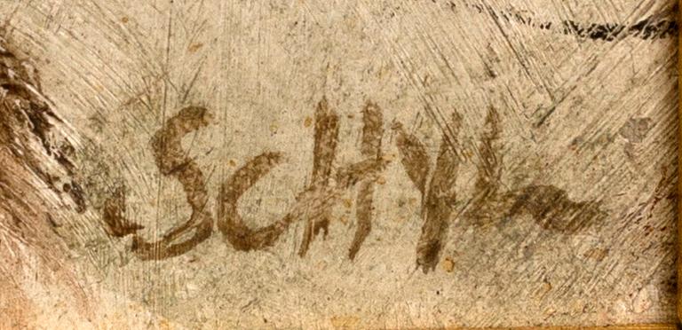 JULES SCHYL, olja på duk signerad.