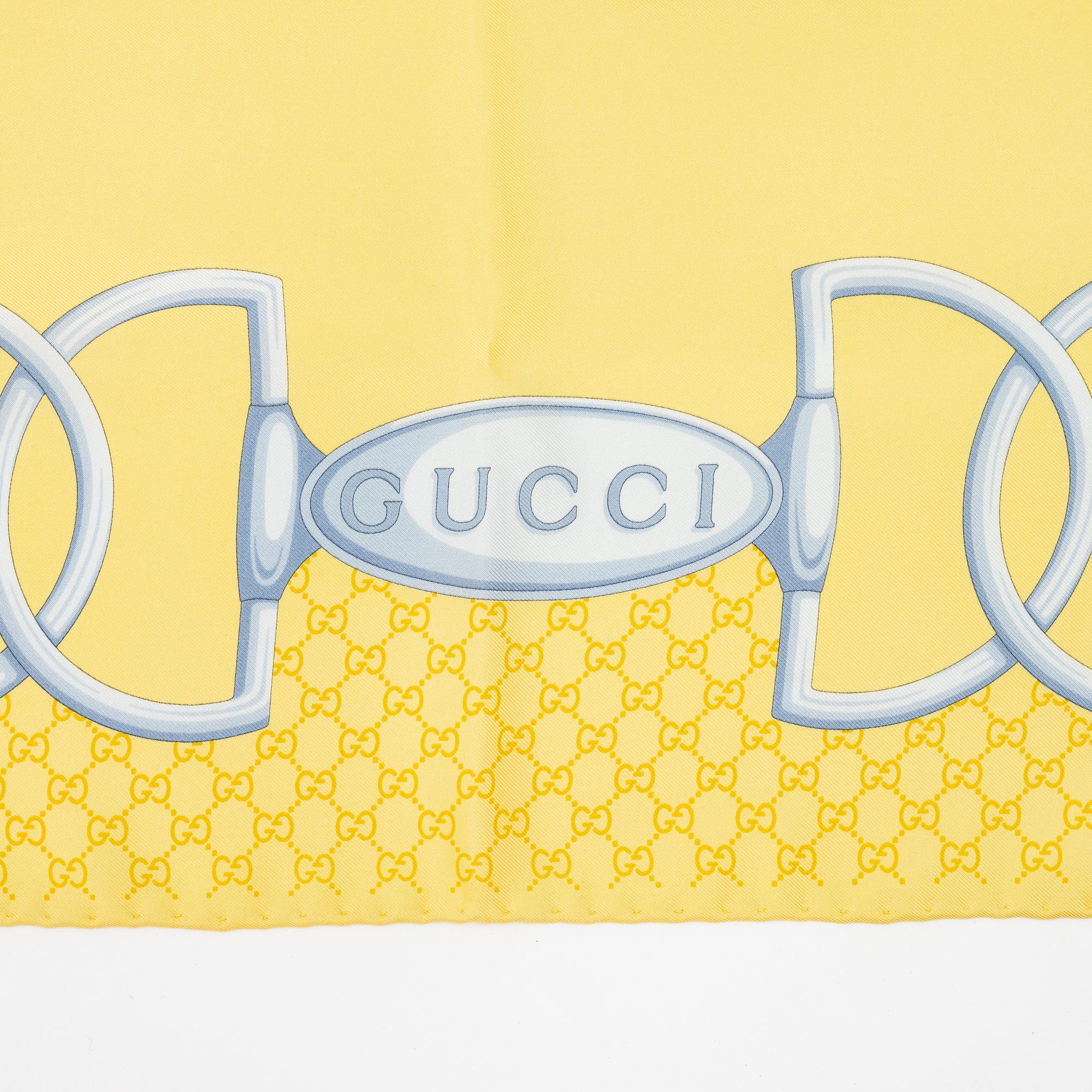 Gucci, a scarf.