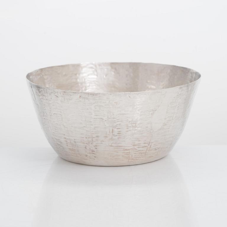 Tapio Wirkkala, skål, silver, TW 243, Kultakeskus, Tavastehus 1979.