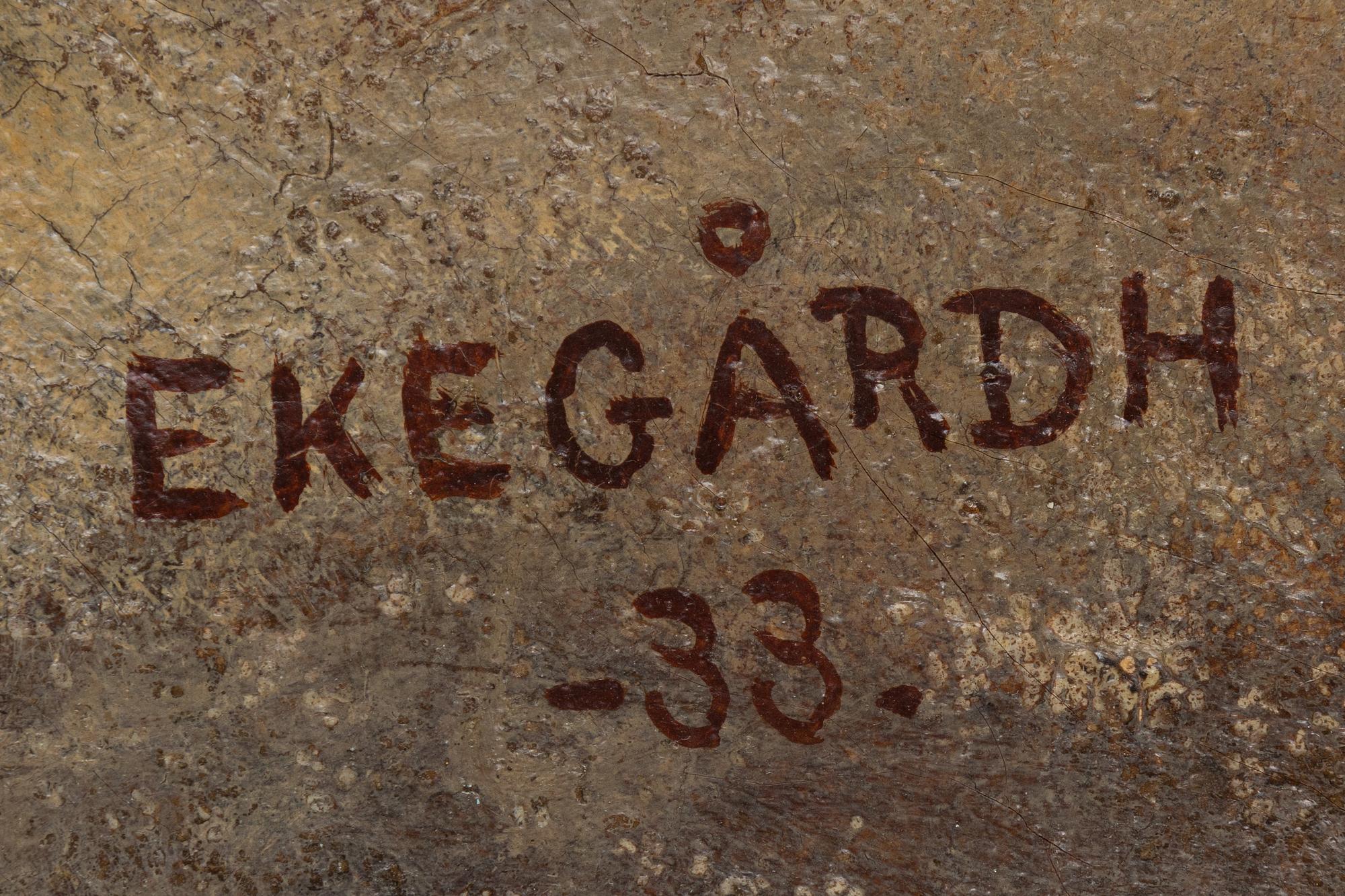 Hans Ekegårdh, oil on canvas, signed.