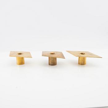 Sigurd Persson, ljusstakar, 3 st "Romb" Utmärkt Svensk Form.