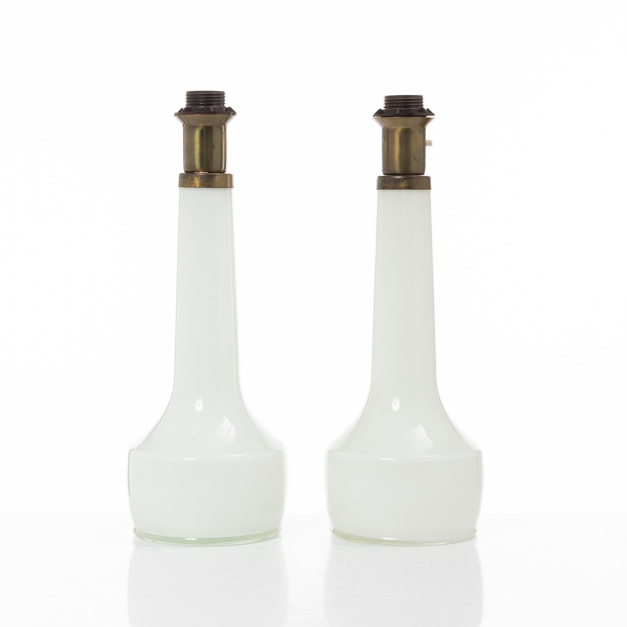 Bordslampor, ett par, Stilarmatur Tranås, 1970-tal.