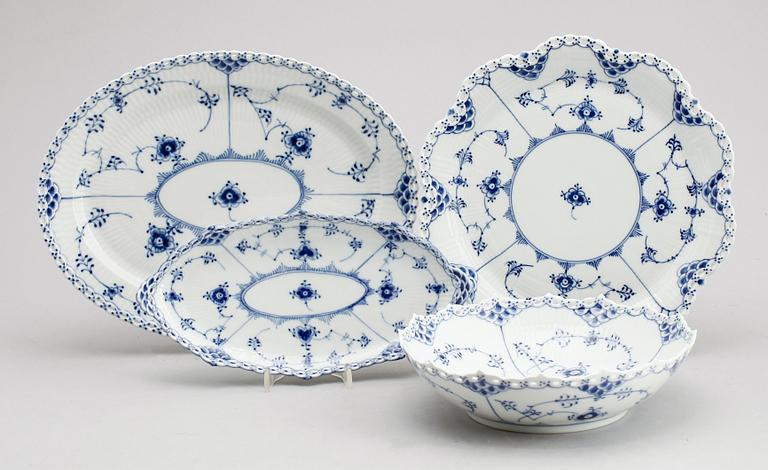 SERVISPORSLIN, 4 delar, Royal Copenhagen.