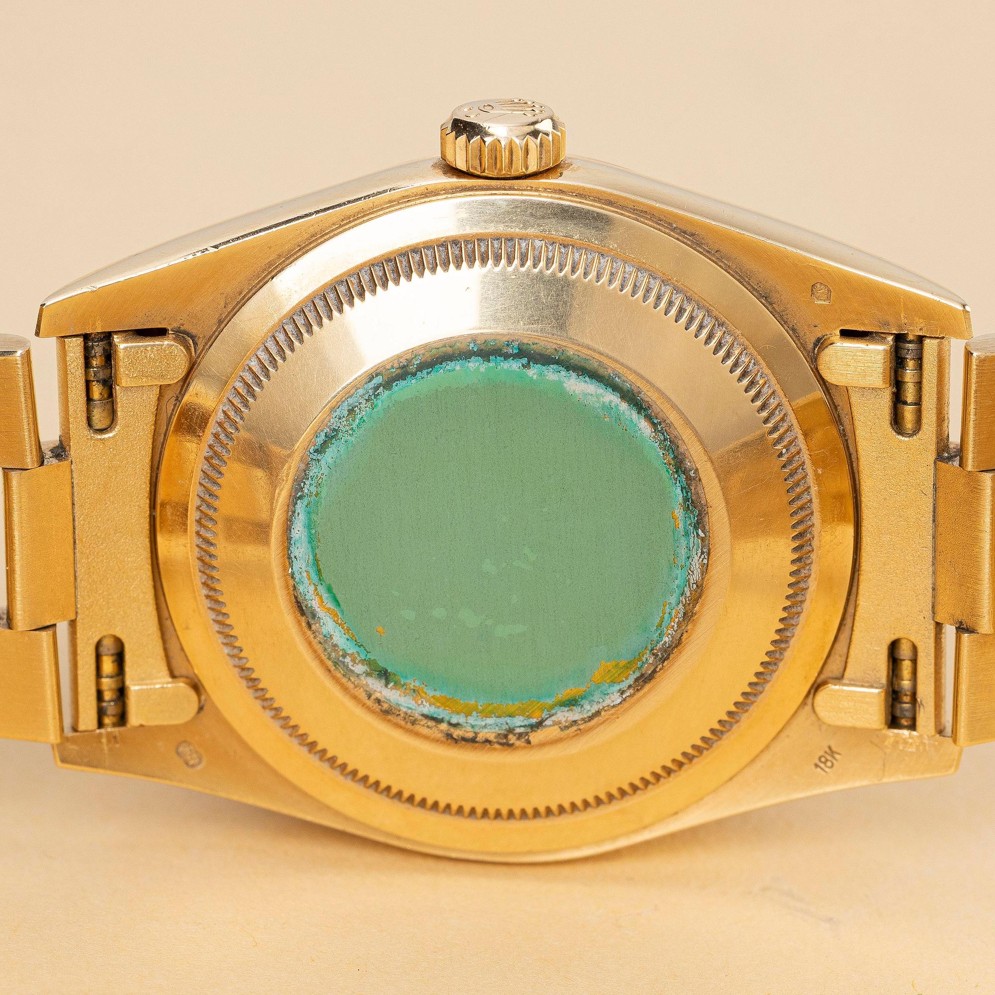 Rolex, Day-Date, "Black & Champagne Dial", ca 1998.