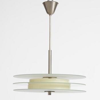 Harald Notini, a ceiling lamp model 10307, Arvid Böhlmarks Lampfabrik, Stockholm, 1930s.