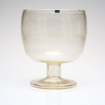 BÅLSKÅL, glas, "Sargasso"-serien, signerad Nuutajärvi Notsjö. Formgiven 1966.