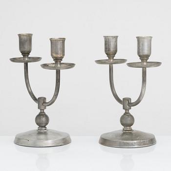 Paavo Tynell, a pair of '8018 1920/30'scandelabra for Taito.