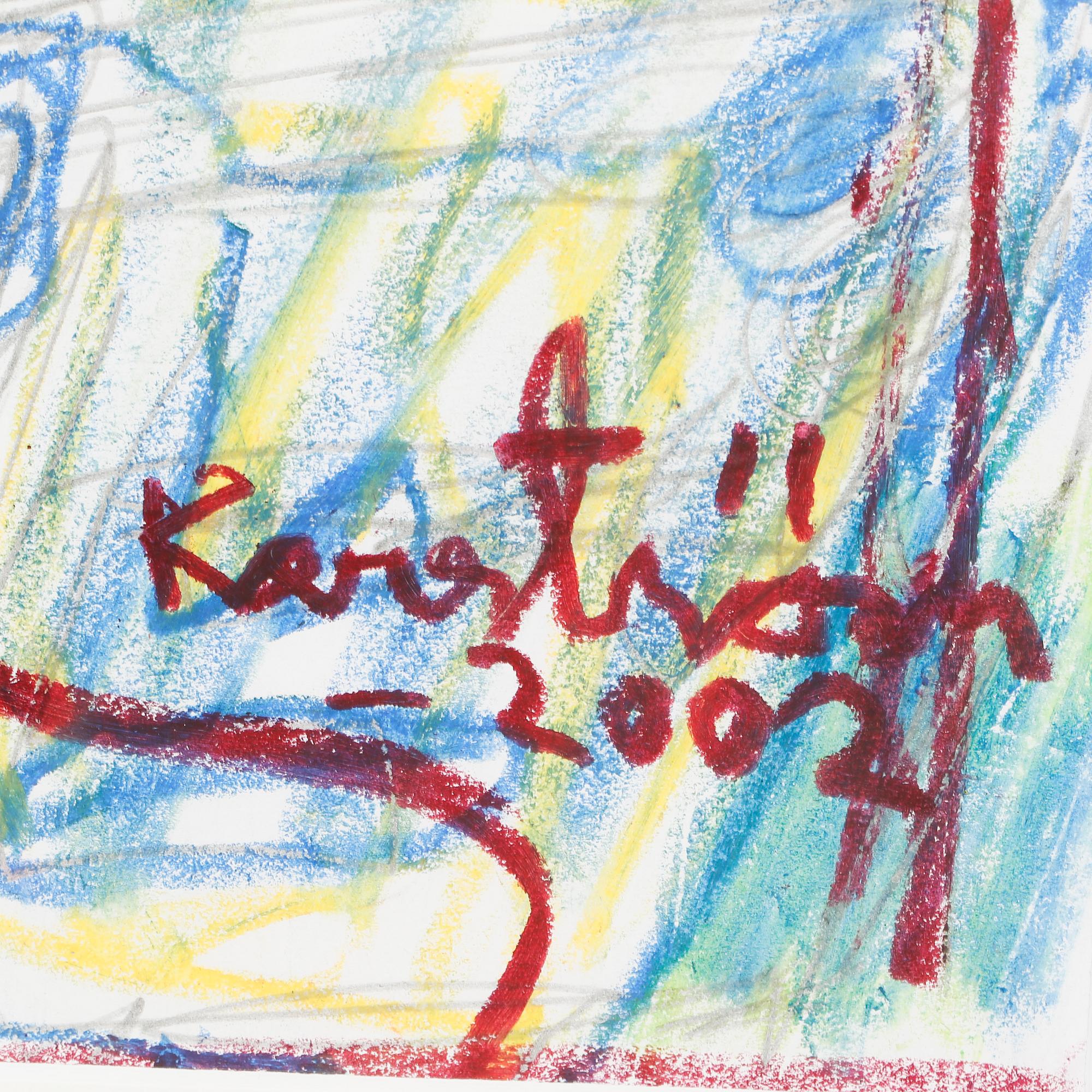 MAURITZ KARSTRÖM, blandteknik, signerad och daterad 2002.