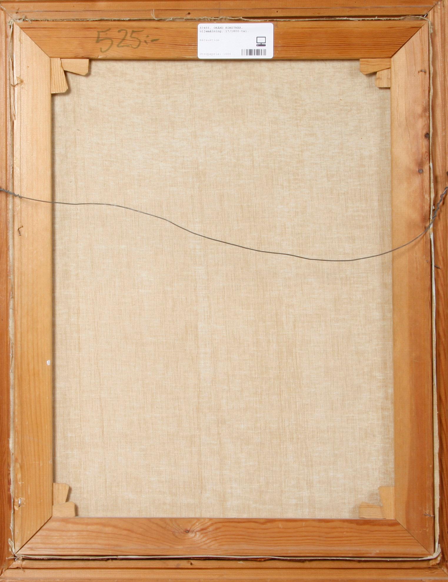 OKÄND KONSTNÄR, oljemålning, 17/1800-tal.