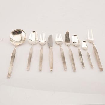 An 89 pcs of EPNS "Savoy" cutlery mark of Henning Seidelin Denmark mid 1900s.