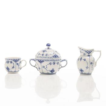 Royal Copenhagen, servis, 37 delar, "Musselmalet Halvblonde".