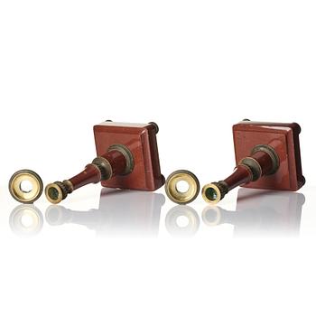 A pair of presumablu russian candlesticks.