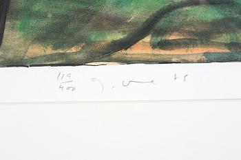 JIM DINE, offset, signerat, daterat -85 och numrerat 119/400.