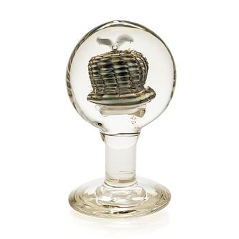 Oiva Toikka, A glass sculpture, signed Oiva Toikka Nuutajärvi Notsjö.