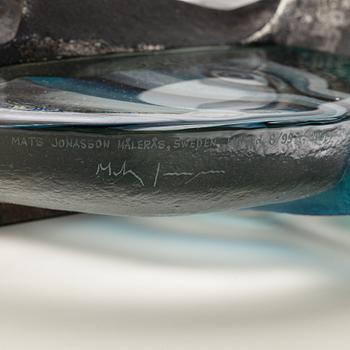 Mats Jonasson, a glass sculpture, signed and numbered Ltd. Ed. 8/99, 2005.