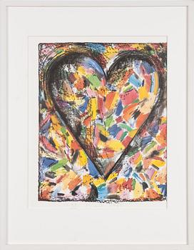 Jim Dine, "The Confetti Heart I". From: "The Astra Set".