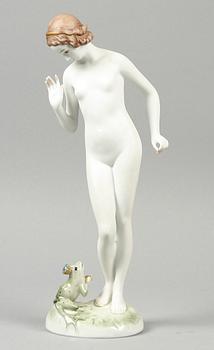 FIGURIN, porslin, "Grodprinsen", M H Fritz, Rosenthal.