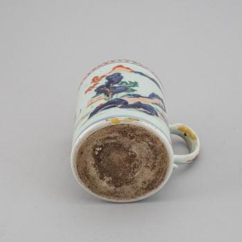 MUGG, kompaniporslin. Qingdynastin, Qianlong (1736-95).