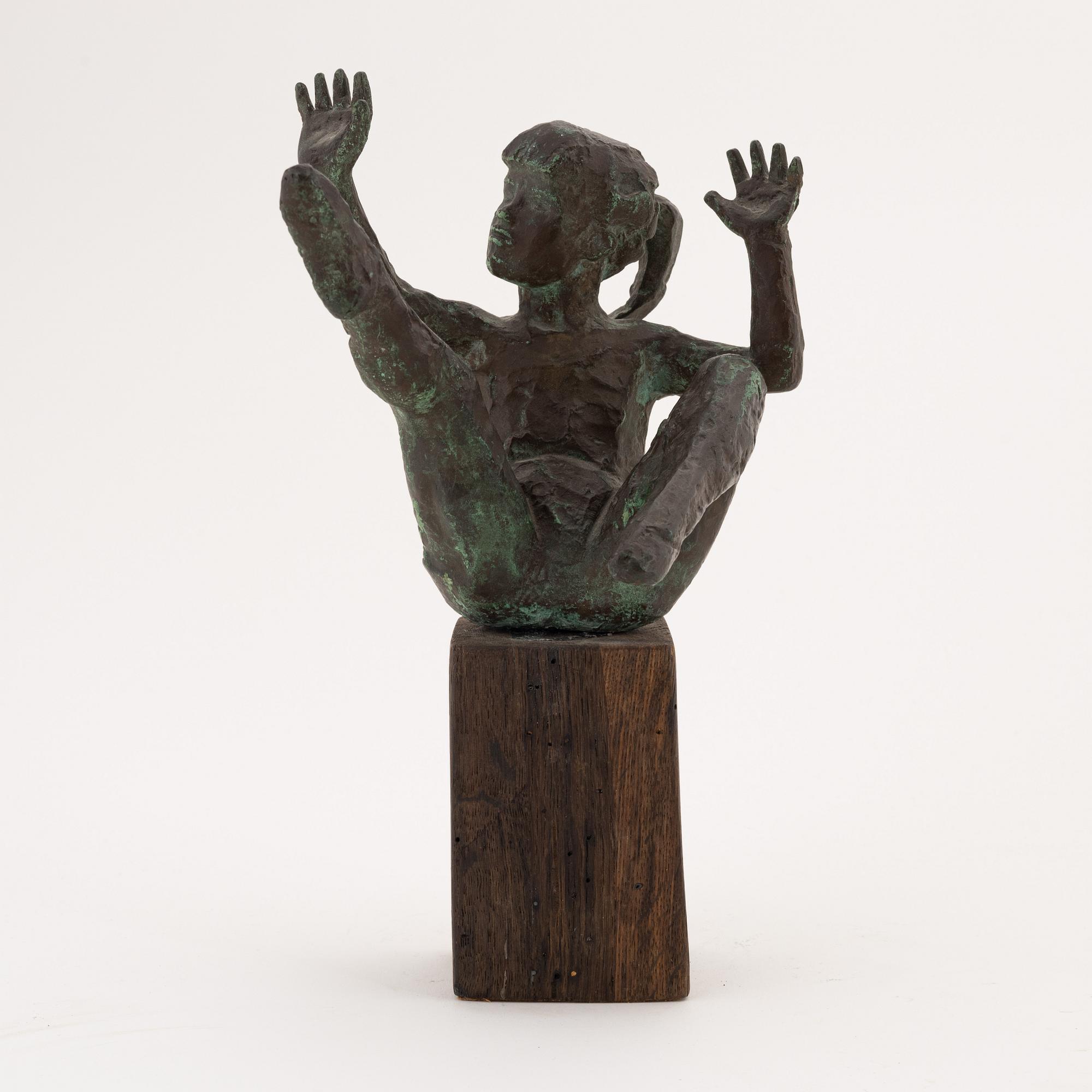 Torsten Fridh, Tsculpture, bronze, signed 5/10 on the left foot.