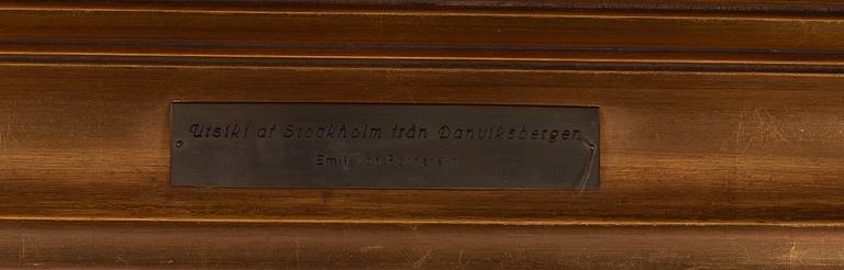 Ehrnfried Wahlqvist, Stockholm's approach to Gamla Stan.