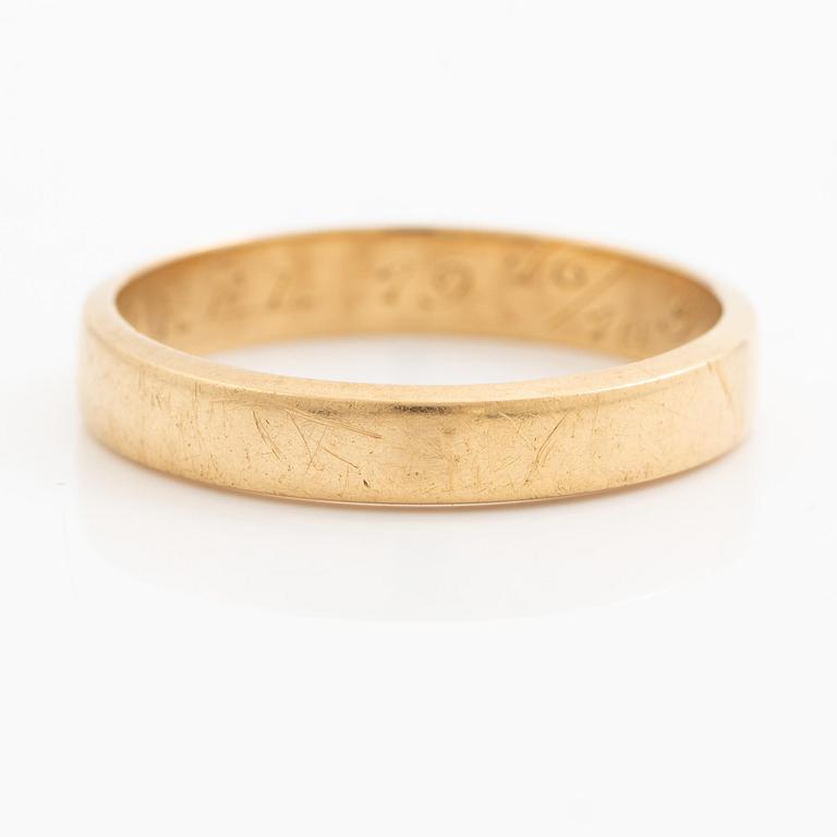 Wiwen Nilsson, a ring, 18K gold, Lund 1956.