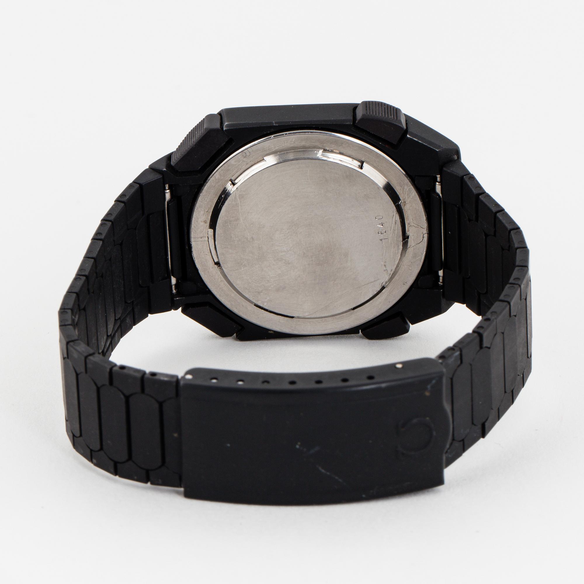 OMEGA, Seamaster, Sensor, wristwatch, 34,5 x 36 (42,5) mm, LCD,