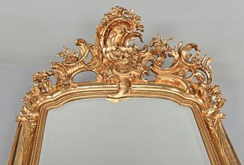 SPEGELTRYMÅ, nyrokoko, 1800-talets andra hälft.