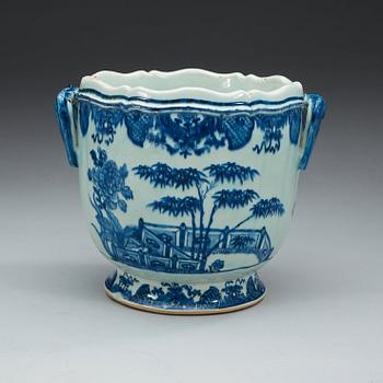 VINKYLARE, kompaniporslin. Qing dynastin, Qianlong (1736-1795).