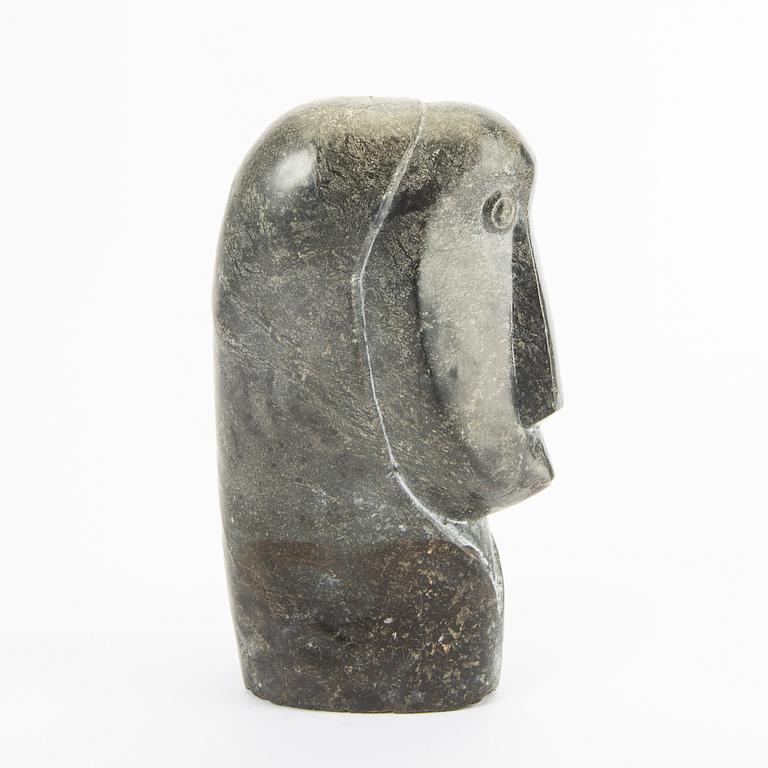 Fanizani Akuda, sculpture, stone, signed.