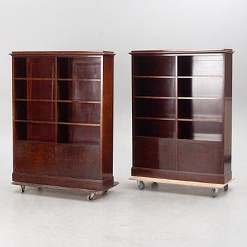 A Pair of Swedish Bookshelves, 1930s.