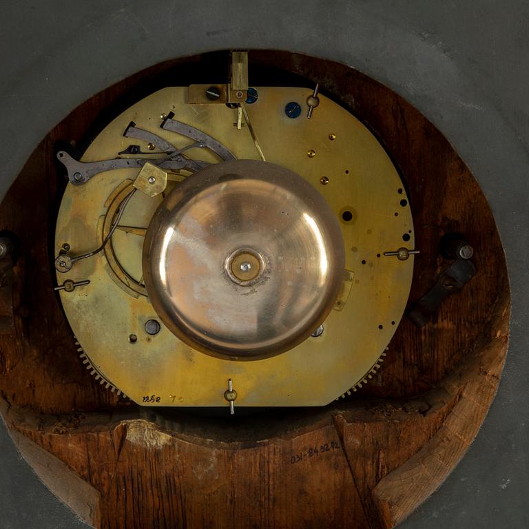 A gustavian style wall clock, 19th / 20th century.