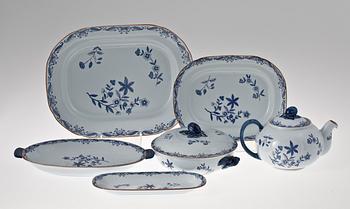 SERVISDELAR, 38 delar, porslin, "Ostindia", Rörstrand.