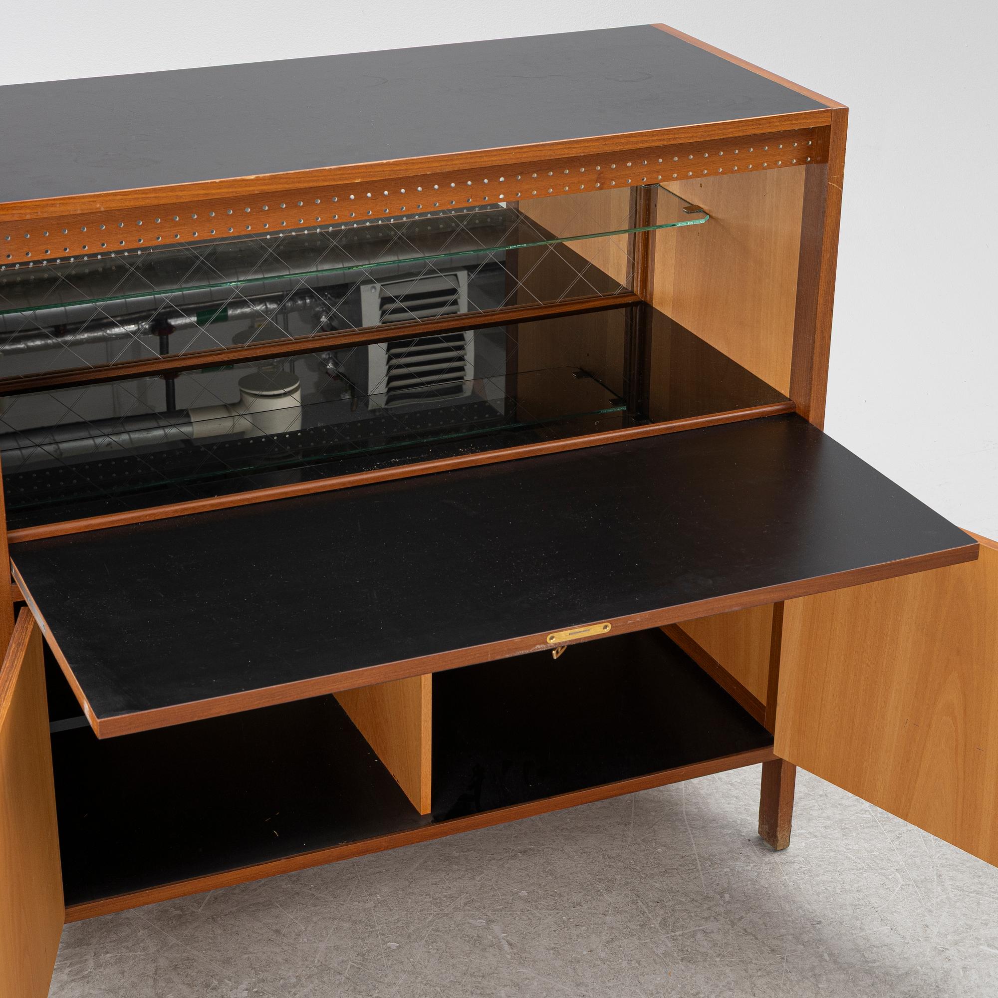 Bar cabinet, second half of the 20th century.